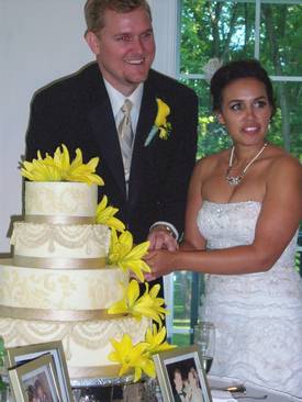 Lovely Bride and Groom